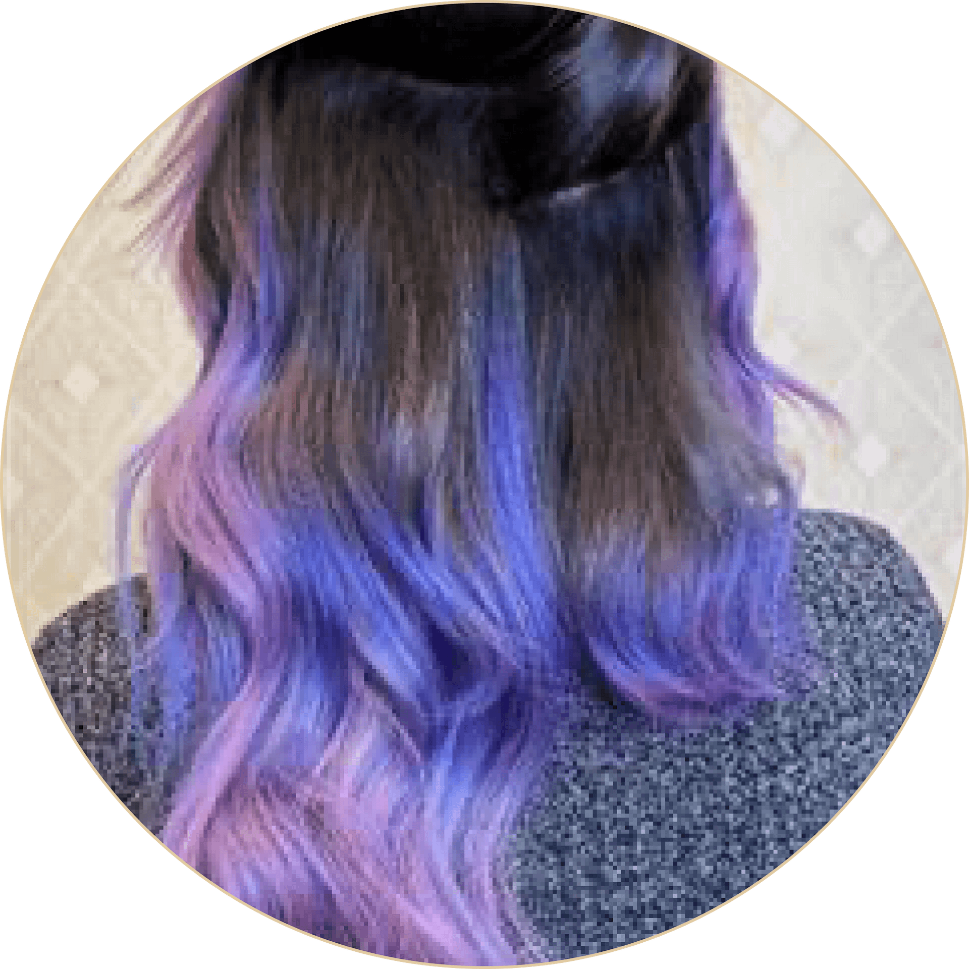 Vivid fashion color hair extensions